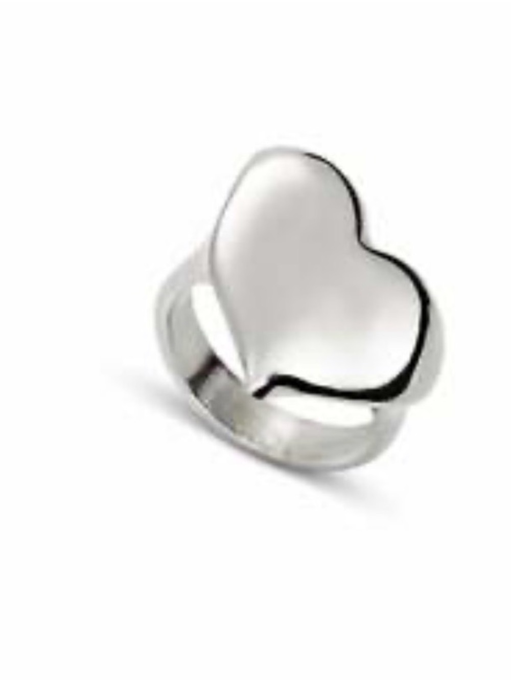 UNO de 50 Silver Heart Ring - Picture 2 of 6